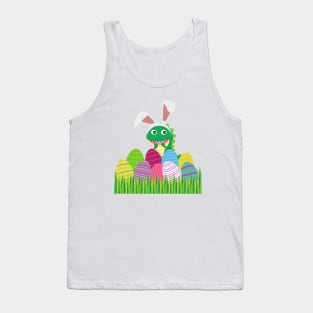 Baby Dino in Easter eggs Tank Top